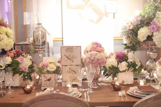 7 ý tưởng trang trí nhà hàng tiệc cưới quận 3 phong cách Shabby Chic