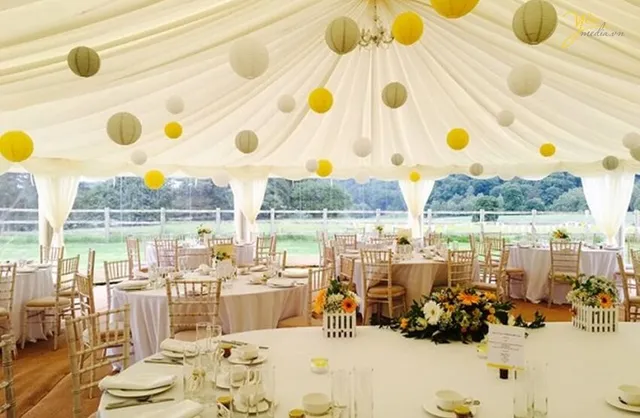 5 điều lưu ý để có một tiệc cưới ngoài trời hoàn hảo