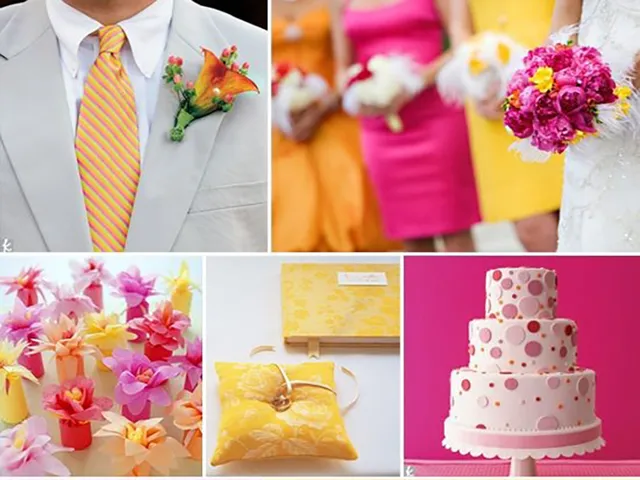 6 combo màu sắc giúp trang trí  nhà hàng tiệc cưới HCM