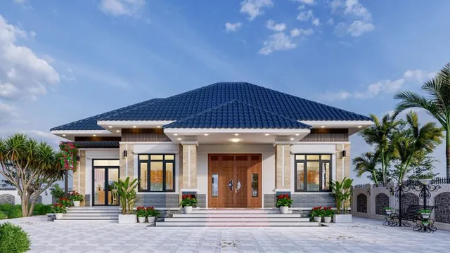 Các mẫu biệt thự sân vườn đẹp, mang lại không gian sống xanh cho gia đình bạn