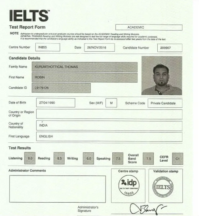 Cách tính điểm IElTS mới nhất năm 2020