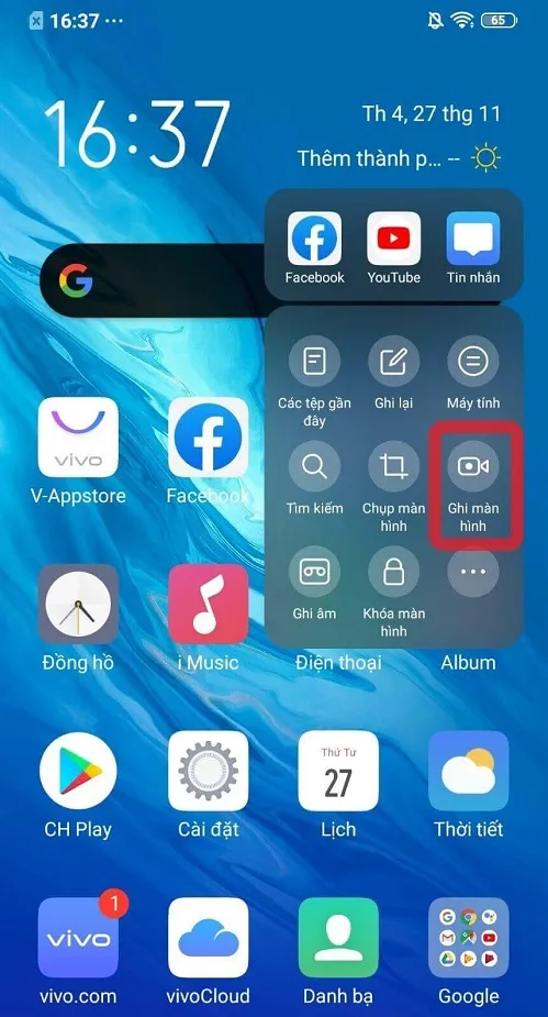 3 cách quay màn hình vivo nhanh chóng và đơn giản