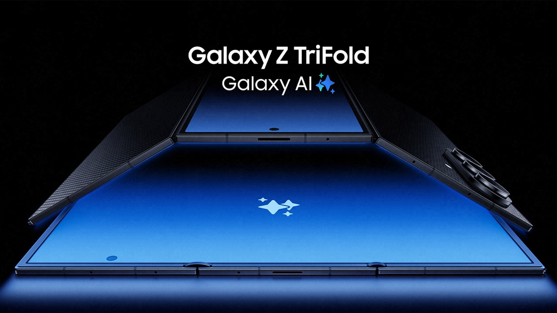 Samsung Galaxy Z TriFold với màn hình nội 10 inch khi mở hoàn toàn