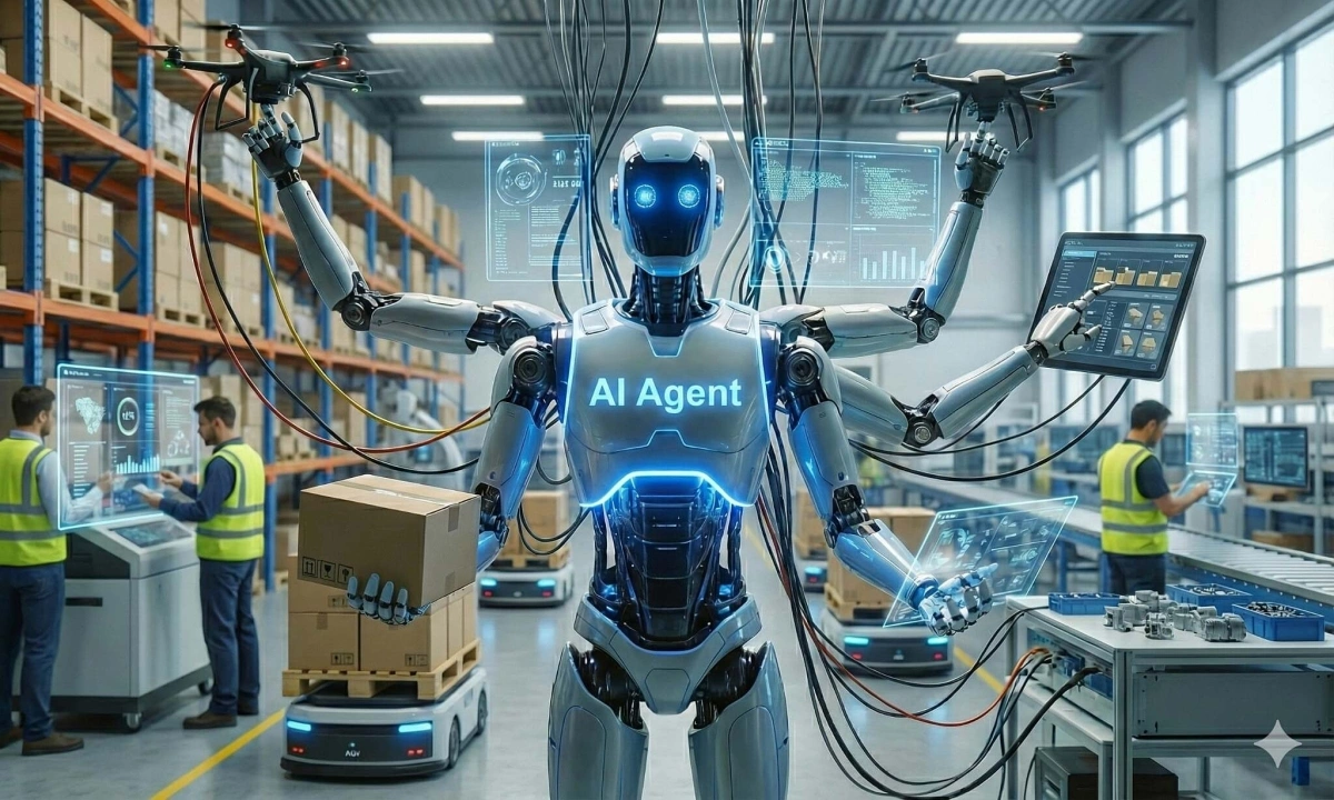 Biểu diễn AI agents thực hiện các tác vụ doanh nghiệp độc lập - nguồn từ VnExpress