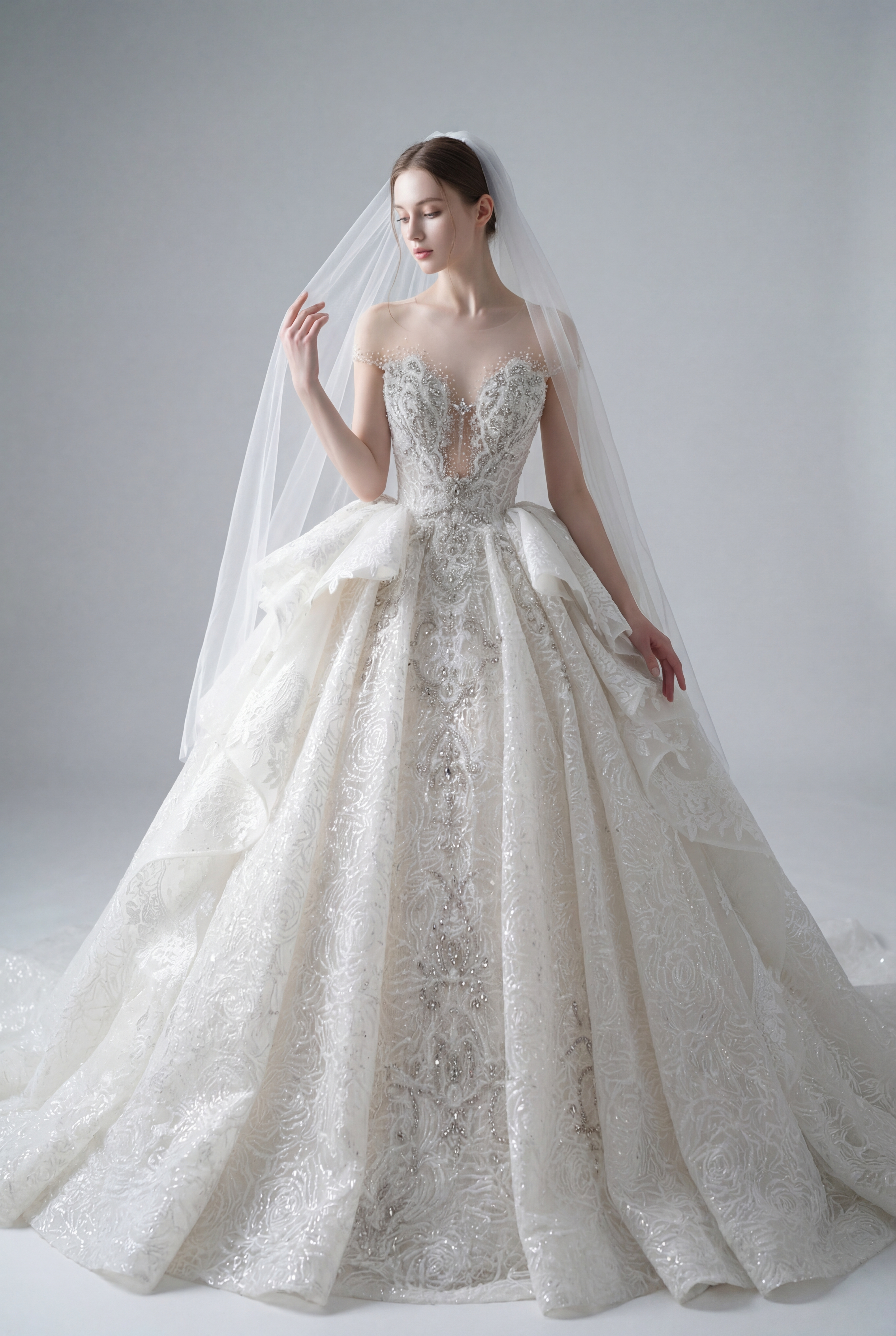 Cô dâu chọn váy cưới phù hợp với đặc điểm dáng người - nguồn từ tonywedding