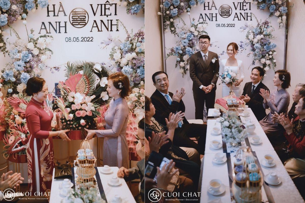 Đại diện nhà trai mang lễ vật sang nhà gái theo quy trình - nguồn từ tiff