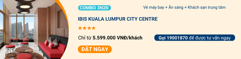 Hồ bơi vô cực tầng thượng ibis Kuala Lumpur City Centre - nguồn từ iVIVU.com