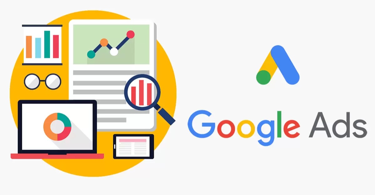 Dashboard theo dõi hiệu suất chiến dịch Google Ads với các chỉ số quan trọng