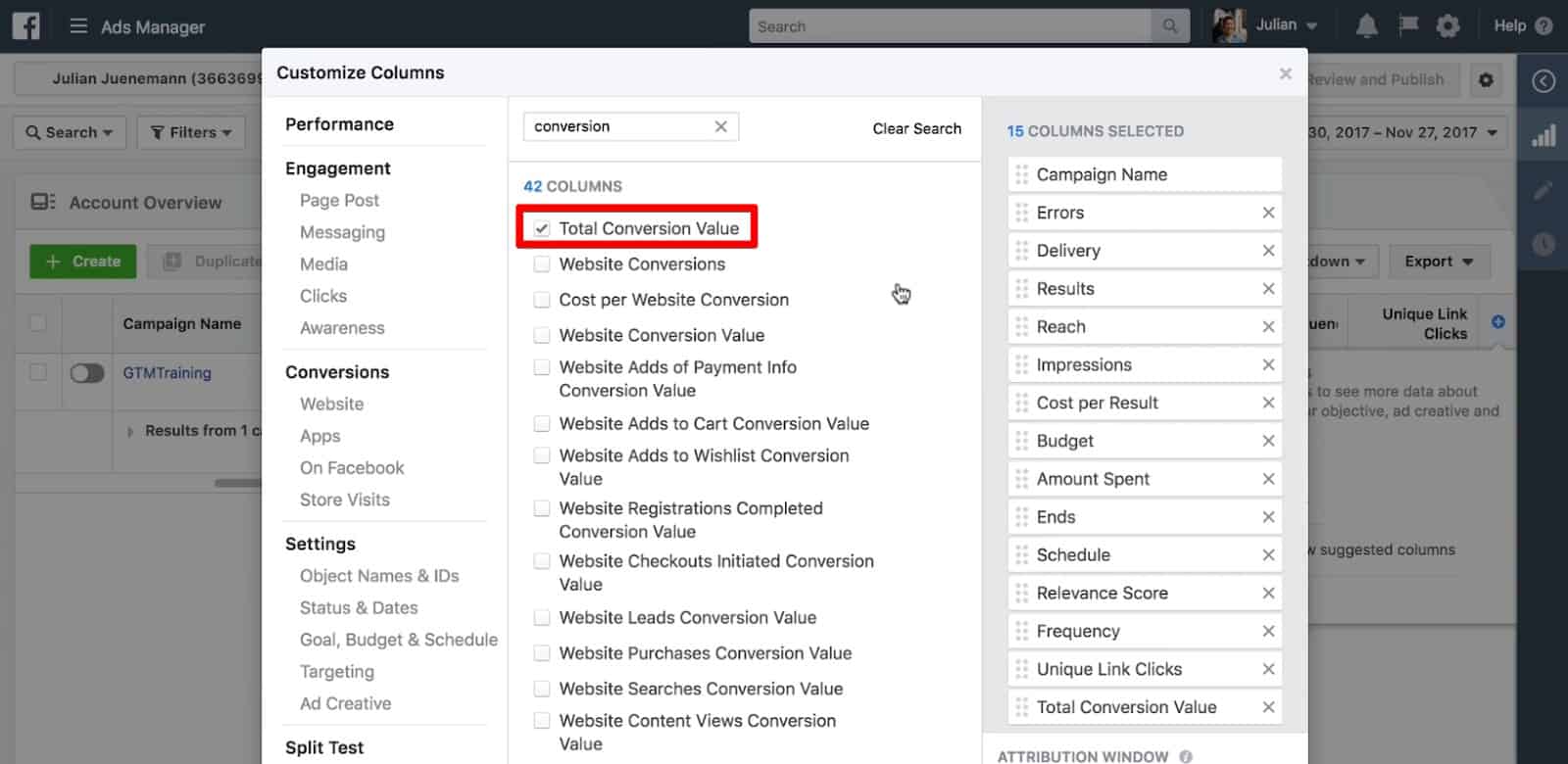 Thiết lập và theo dõi conversion tracking trong Google Ads