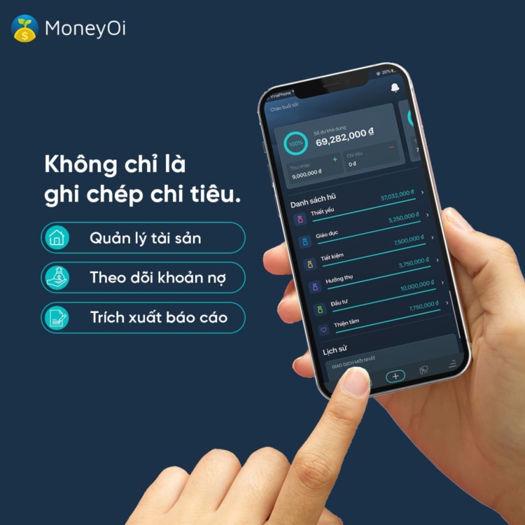 Logo ứng dụng MoneyOi, Sổ Thu Chi MISA và các app khác - nguồn từ zalopay.vn