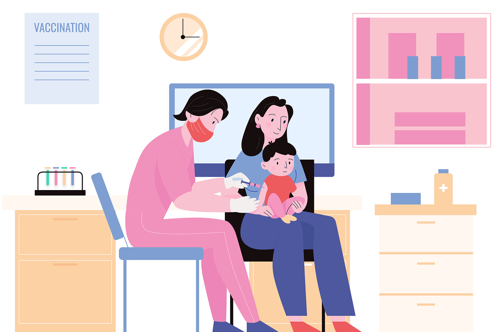 Tiêm phòng cho trẻ