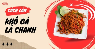 Khô gà lá chanh thơm lừa