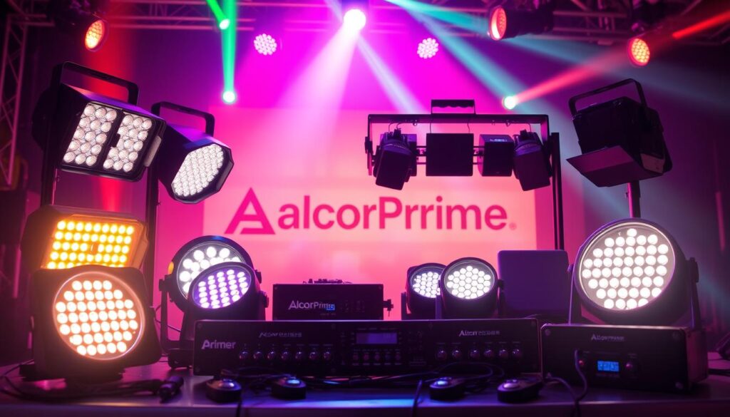 Bố trí hệ thống lighting và phông nền trong studio