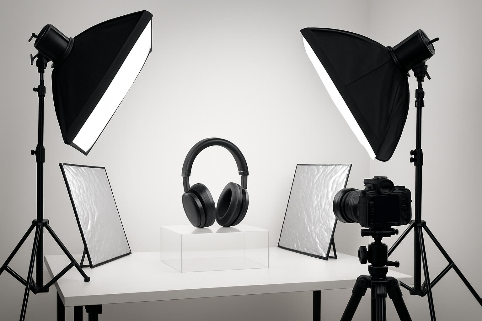 Kỹ thuật sử dụng reflector và diffuser để điều chỉnh ánh sáng ngoài trời