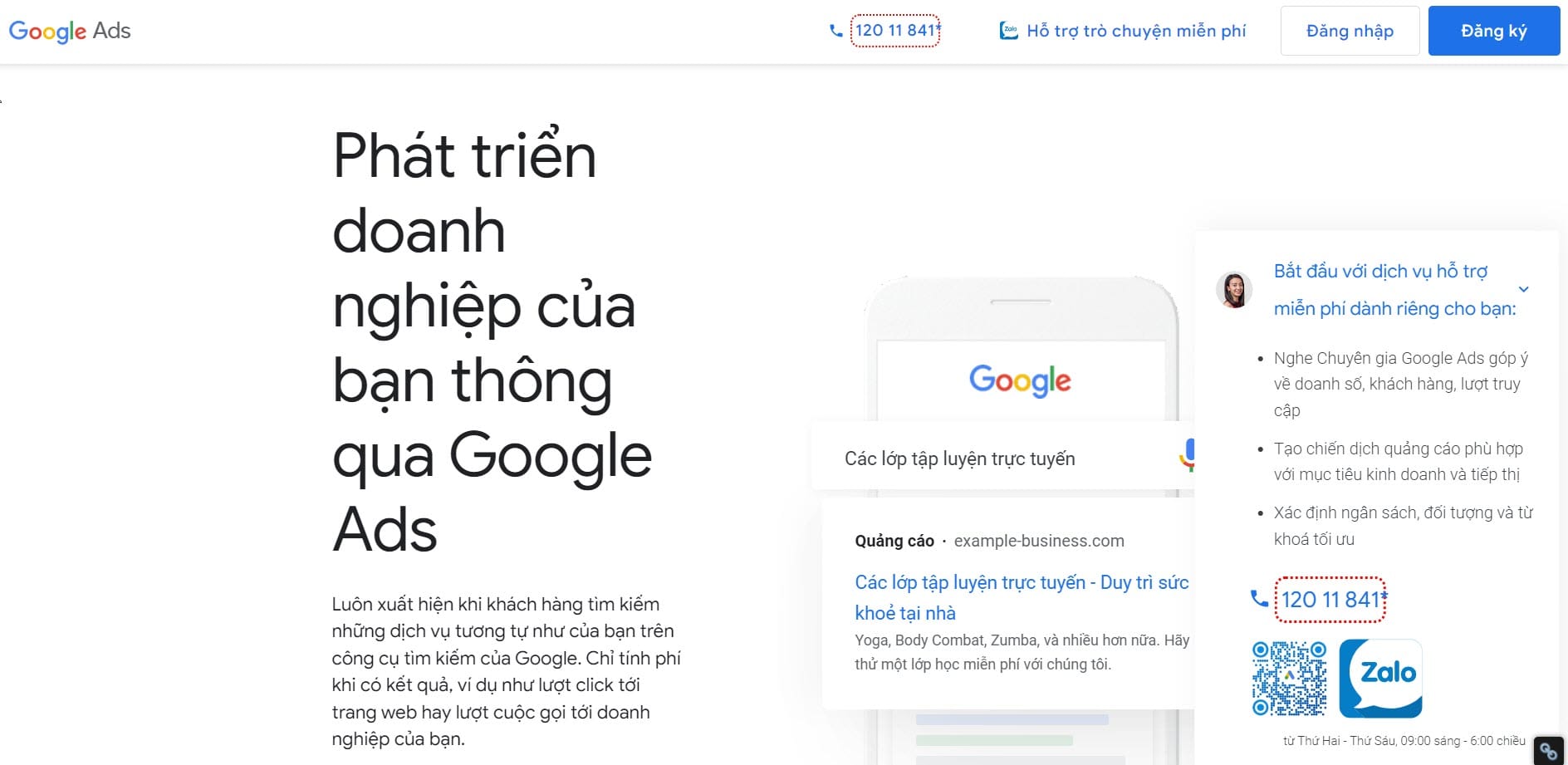 Hình ảnh minh họa dashboard theo dõi hiệu suất Google Ads