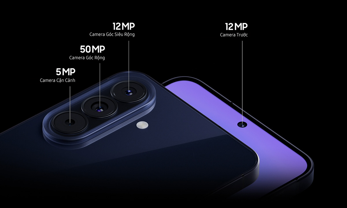 Thông số camera chính 50MP của Galaxy A57 được trang bị ISP nâng cấp