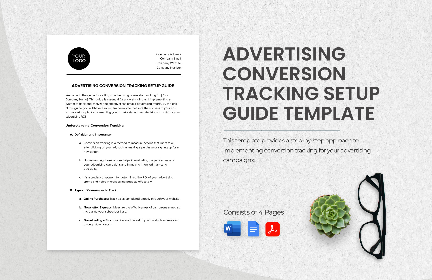 Sơ diagram thiết lập conversion tracking cho Google Ads