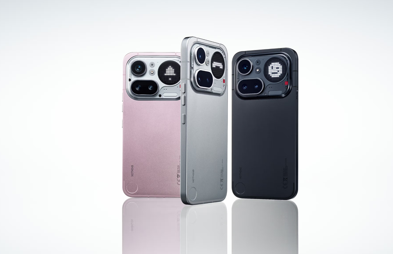 Nothing Phone 4A Pro phiên bản màu bạc