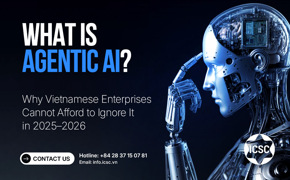 Agentic AI cho doanh nghiệp Việt Nam: từ mục tiêu kinh doanh đến tự động hóa toàn bộ quy trình - nguồn từ ICSC Corporation