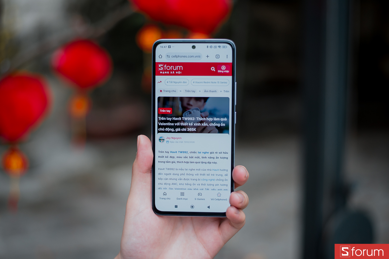 Giao diện HyperOS trên Redmi Note 14 — phần mềm và tính năng