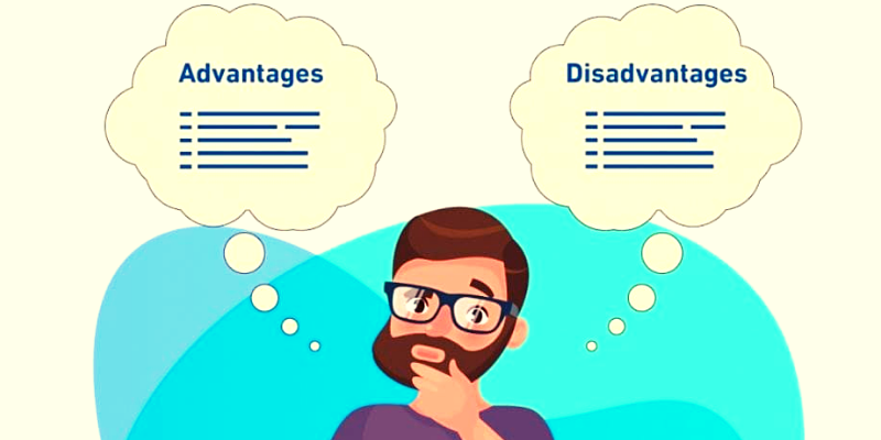 Biểu đồ cấu trúc bài viết dạng Advantages and Disadvantages, hiển thị các phần Introduction, Body Paragraphs (Advantages/Disadvantages), và Conclusion