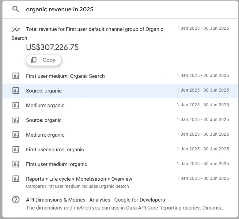 Google Analytics AI insights — phân tích hiệu suất SEO với AI - nguồn từ HubSpot Blog